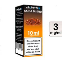 NIKOLIQUIDS CUBA BLEND 3mg gallery