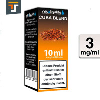 NIKOLIQUIDS CUBA BLEND 3mg 2