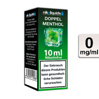 NIKOLIQUIDS Doppel Menthol 0mg gallery