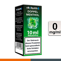 NIKOLIQUIDS Doppel Menthol 0mg 3