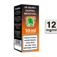NIKOLIQUIDS DOPPEL MENTHOL 12mg gallery
