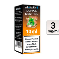NIKOLIQUIDS DOPPEL MENTHOL 3mg gallery