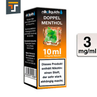 NIKOLIQUIDS DOPPEL MENTHOL 3mg 3