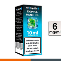 NIKOLIQUIDS Doppel Menthol 6mg 3