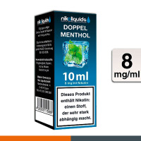 NIKOLIQUIDS DOPPEL MENTHOL 8mg 2