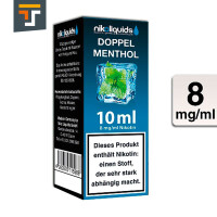 NIKOLIQUIDS DOPPEL MENTHOL 8mg 3