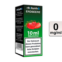 NIKOLIQUIDS ERDBEERE 0mg gallery