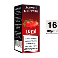 NIKOLIQUIDS Erdbeere 16mg gallery