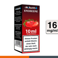 NIKOLIQUIDS Erdbeere 16mg 2