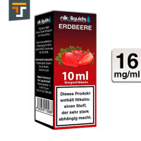 NIKOLIQUIDS Erdbeere 16mg 3