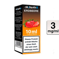 NIKOLIQUIDS ERDBEERE 3mg gallery