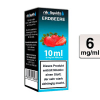 NIKOLIQUIDS ERDBEERE 6mg gallery