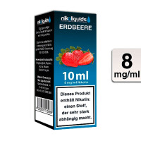 NIKOLIQUIDS ERDBEERE 8mg gallery