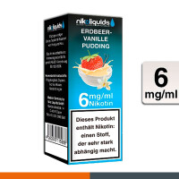 NIKOLIQUIDS Erdbeer-Vanillepudding 6mg 50PG/50VG 2