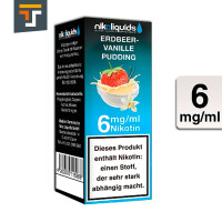 NIKOLIQUIDS Erdbeer-Vanillepudding 6mg 50PG/50VG 3