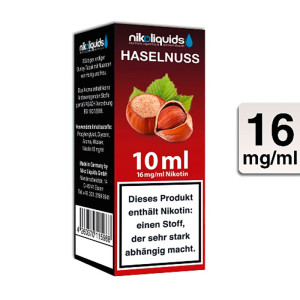 E-Liquid NIKOLIQUIDS Haselnuss 16 mg