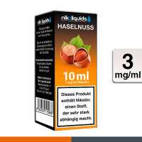 NIKOLIQUIDS HASELNUSS 3mg 3