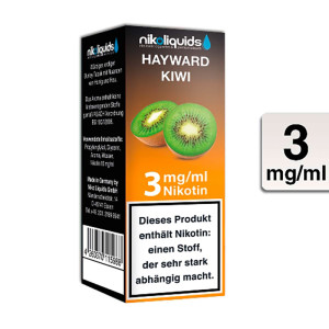 E-Liquid NIKOLIQUIDS Hayward Kiwi 3 mg 50 PG / 50 VG