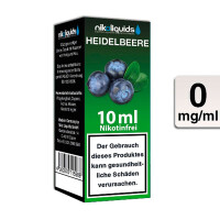 NIKOLIQUIDS HEIDELBEERE 0mg gallery