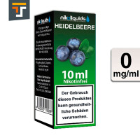 NIKOLIQUIDS HEIDELBEERE 0mg 3