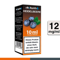 NIKOLIQUIDS HEIDELBEERE 12mg 2