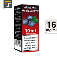 NIKOLIQUIDS HEIDELBEERE 16mg 2