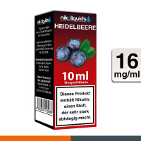 NIKOLIQUIDS HEIDELBEERE 16mg 3