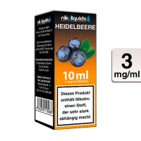 NIKOLIQUIDS HEIDELBEERE 3mg gallery