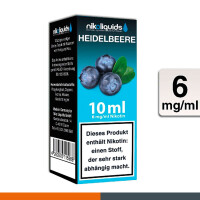 NIKOLIQUIDS HEIDELBEERE 6mg 3