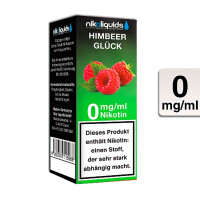 NIKOLIQUIDS HIMBEERGLUECK 0mg gallery