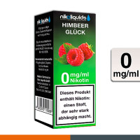 NIKOLIQUIDS HIMBEERGLUECK 0mg 2