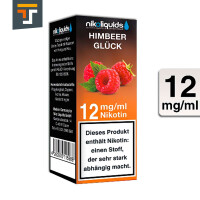 NIKOLIQUIDS HIMBEERGLUECK 12mg 2