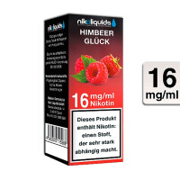NIKOLIQUIDS HIMBEERGLUECK 16mg 1