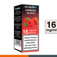 NIKOLIQUIDS HIMBEERGLUECK 16mg 2