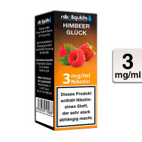 NIKOLIQUIDS HIMBEERGLUECK 3mg gallery