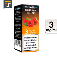 NIKOLIQUIDS HIMBEERGLUECK 3mg 2
