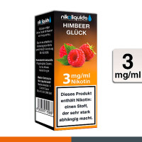 NIKOLIQUIDS HIMBEERGLUECK 3mg 3
