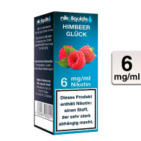 NIKOLIQUIDS HIMBEERGLUECK 6mg gallery