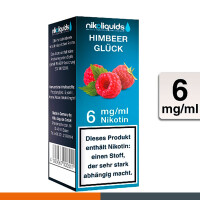 NIKOLIQUIDS HIMBEERGLUECK 6mg 2
