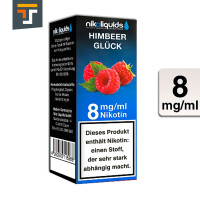 NIKOLIQUIDS HIMBEERGLUECK 8mg 2