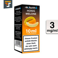 NIKOLIQUIDS HONIGMELONE 3mg 3