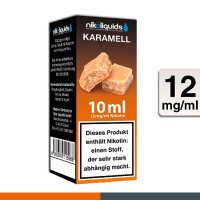 NIKOLIQUIDS KARAMELL 12mg 3