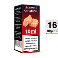 NIKOLIQUIDS KARAMELL 16mg gallery