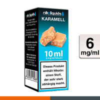 NIKOLIQUIDS KARAMELL 6mg 2