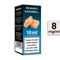 NIKOLIQUIDS KARAMELL 8mg gallery