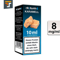 NIKOLIQUIDS KARAMELL 8mg 2