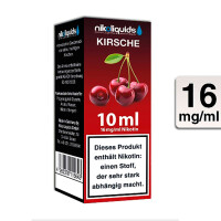 NIKOLIQUIDS Kirsche 16mg gallery