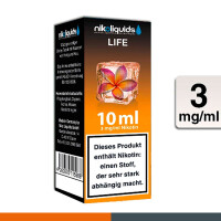 NIKOLIQUIDS LIFE 3mg 3