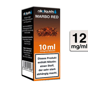 E-Liquid NIKOLIQUIDS Marbo Red 12 mg