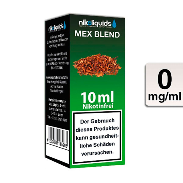 E-Liquid NIKOLIQUIDS Mex Blend 0 mg